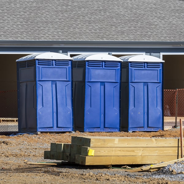 how do you dispose of waste after the portable restrooms have been emptied in Old Brookville